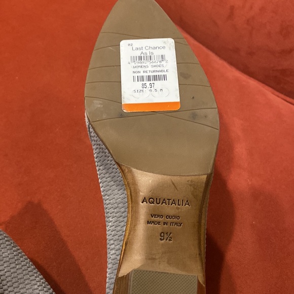 AQUATATIA Vero Cuoio shoes size 9.5 made in Italy - Picture 4 of 4